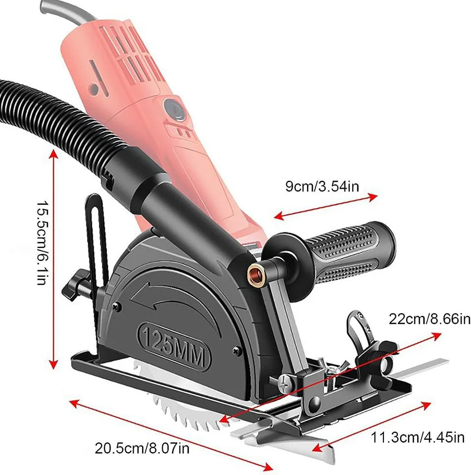 ADAPTADOR SIERRA CIRCULAR DE 45º PARA AMOLADORA