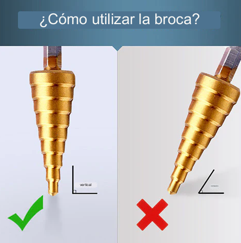 SET DE 3 BROCAS ENCALONADAS+ WINCHA LASER