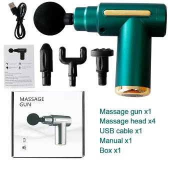 PISTOLA MASAJEADOR MUSCULAR INALAMBRICA