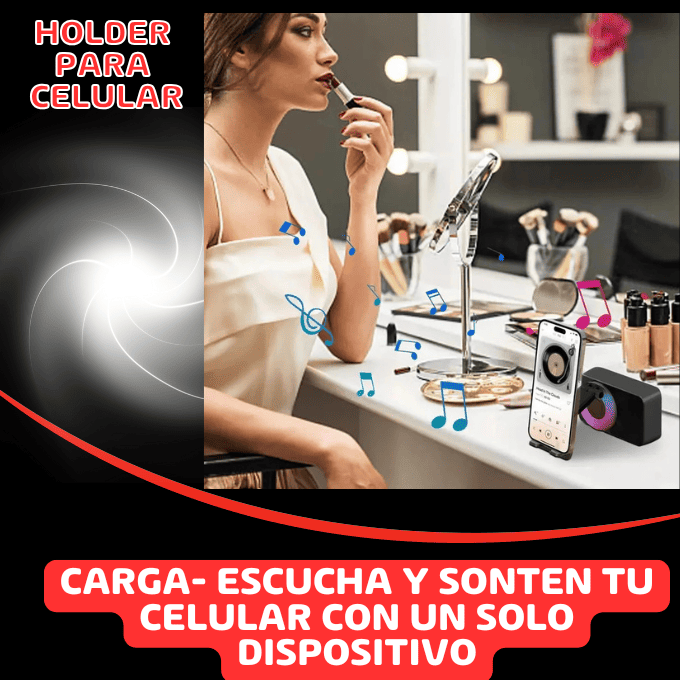 Soporte para Celular con Altavoz - Holder Pro