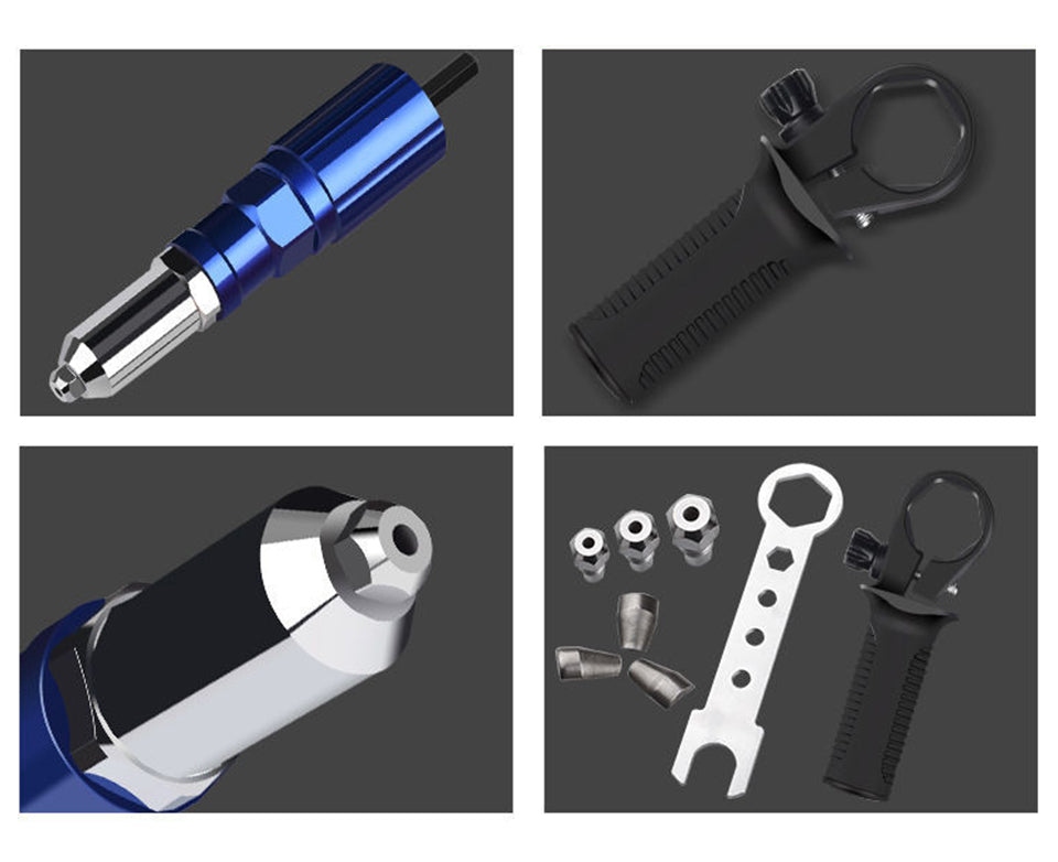 ADAPTADOR DE REMACHADORA PARA TALADRO