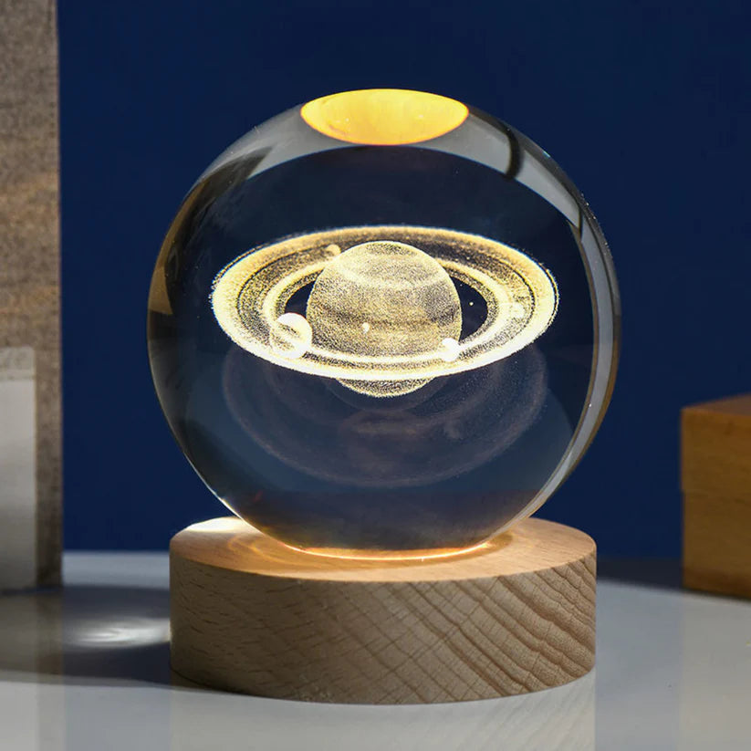 LAMPARA DE CRISTAL 3D