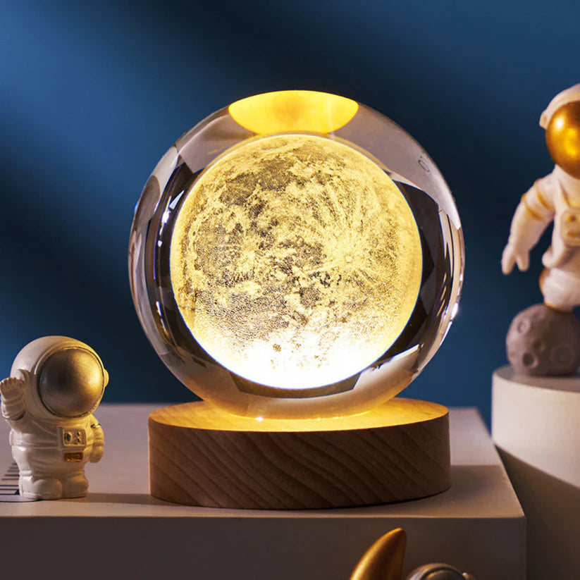 LAMPARA DE CRISTAL 3D