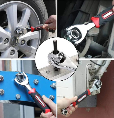 LLAVE UNIVERSAL CON CABEZAL GIRATORIO 360°