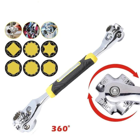 LLAVE UNIVERSAL CON CABEZAL GIRATORIO 360°