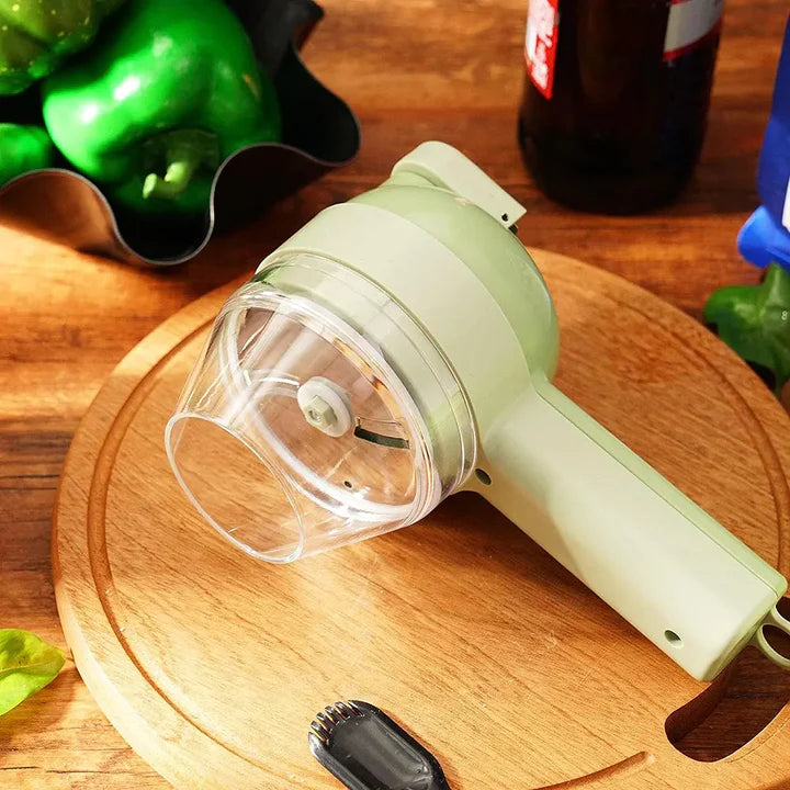 Cortador de verduras eléctrico 4 en 1