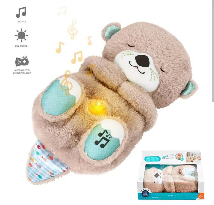 PELUCHE NUTRIA ANTIESTRES HORA DE DORMIR TIPO FISHER PRICE