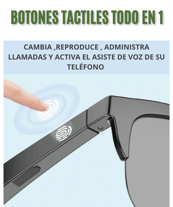 GAFAS INTELIGENTES CON BLUETOOTH PREMIUN
