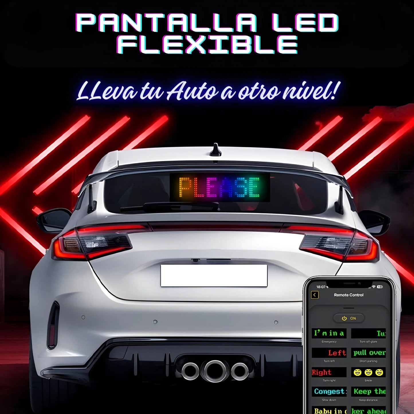 Pantalla LED Flexible Pro Personalizable