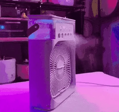 VENTILADOR PORTÁTIL CON HUMIDIFICADOR