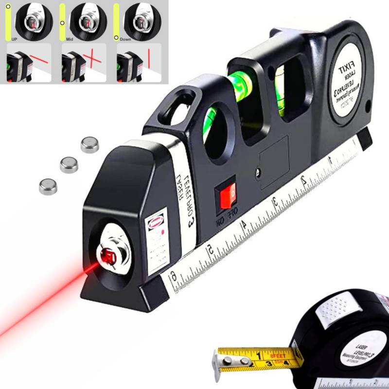 LLAVE 18 EN 1 + NIVEL LASER