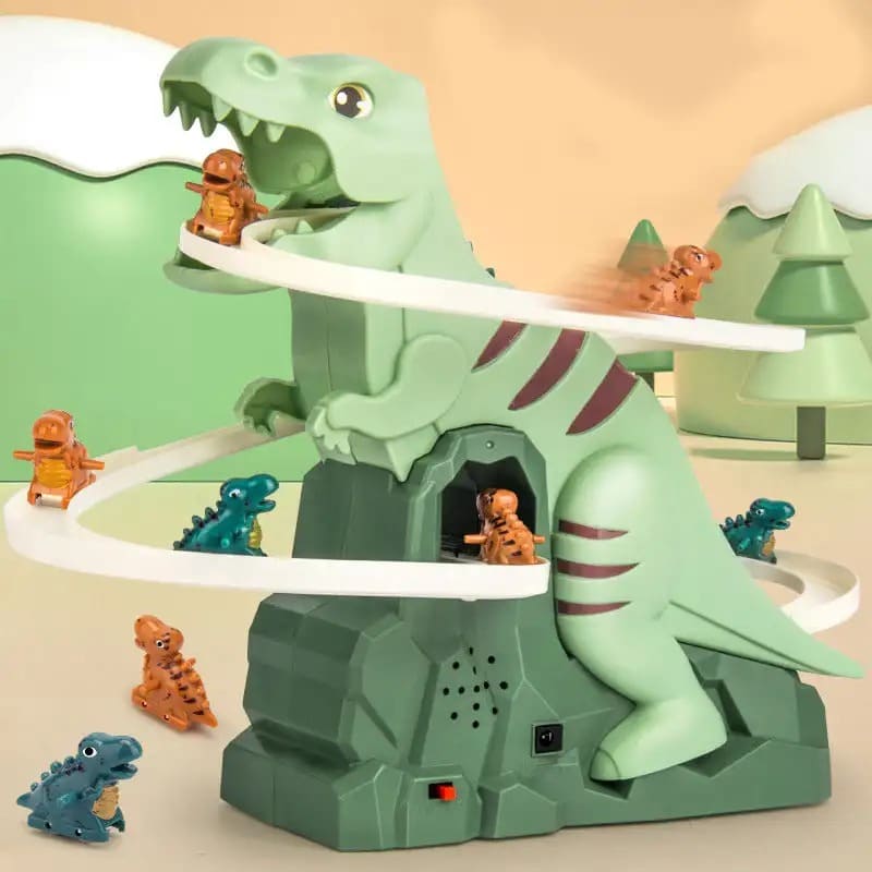 Juego de Pista de Carreras de Dinosaurios