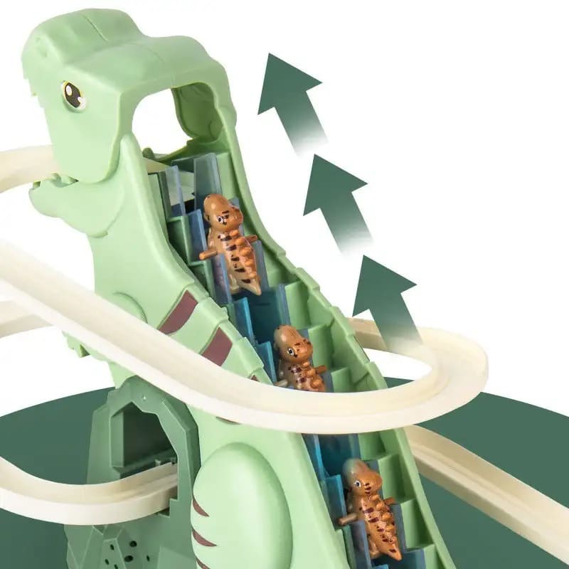 Juego de Pista de Carreras de Dinosaurios