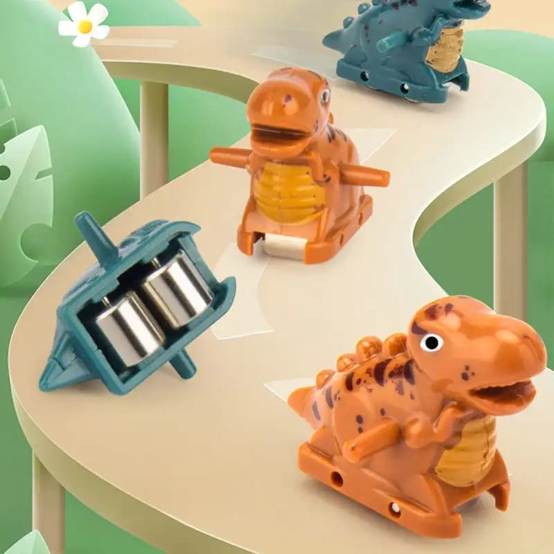 Juego de Pista de Carreras de Dinosaurios