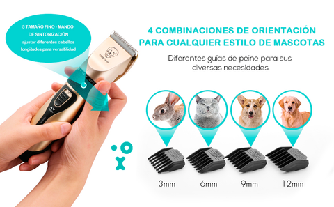 NUEVO KIT DE CORTA PELO PARA MASCOTAS