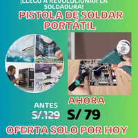 SOLDADOR ELECTRICO CON ESTAÑO