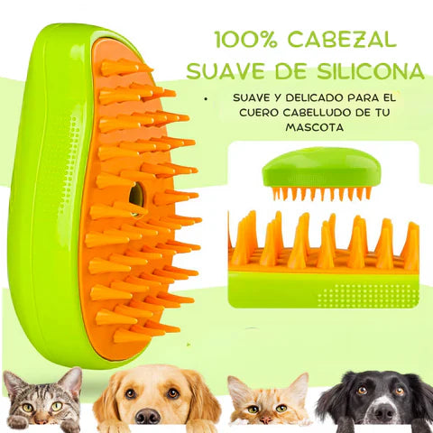CEPILLO VAPORIZADOR PARA MASCOTAS DE ALTA CALIDAD