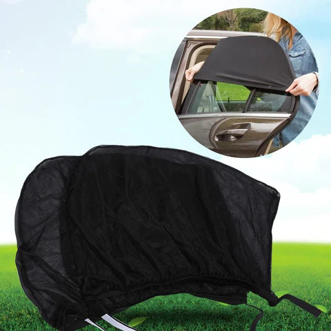 Set de 4 Tapasoles de Malla para Ventana de Auto - Protección Solar