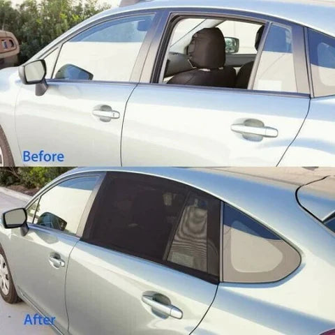Set de 4 Tapasoles de Malla para Ventana de Auto - Protección Solar