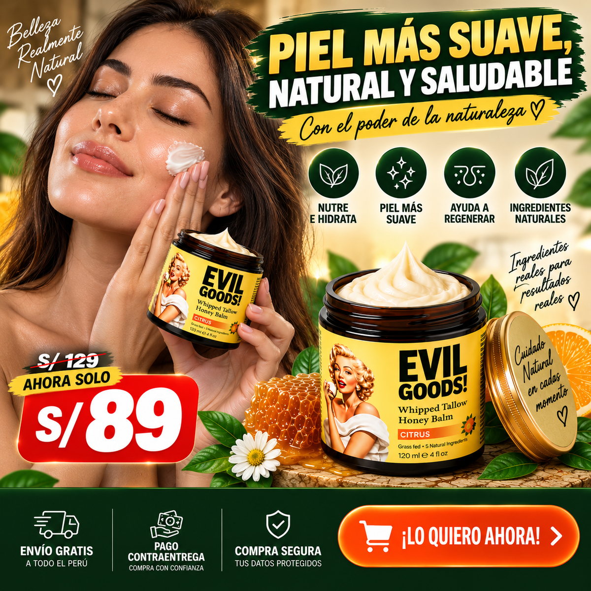 Crema de Sebo de Res Evil Goods