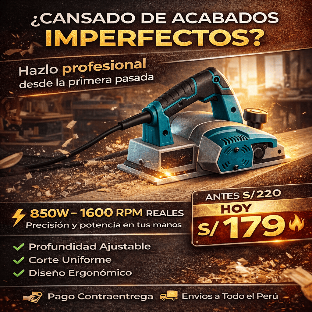 CEPILLO ELÉCTRICO 850 W
