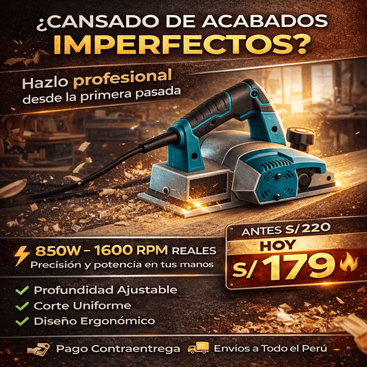 CEPILLO ELÉCTRICO 850 W