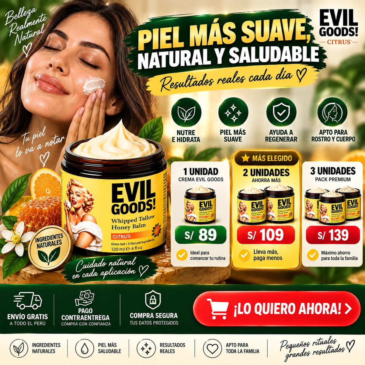 Crema de Sebo de Res Evil Goods