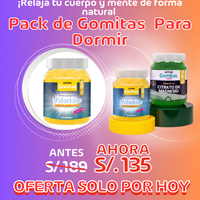 Pack de Gomitas  para dormir
