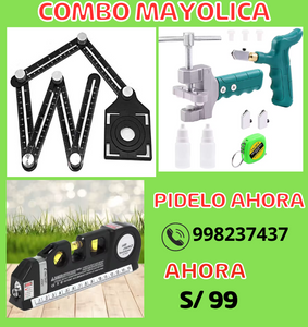 COMBO HERRAMIENTAS 3 X99 SOLES