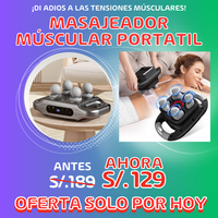 MASAJEADOR MÚSCULAR PORTÁTIL