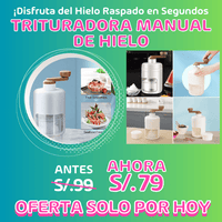 TRITURADORA MANUAL DE HIELO