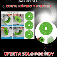 DISCO ULTRA FINO CORTADOR DE VIDRIO - CERAMICA - PORCELANATO