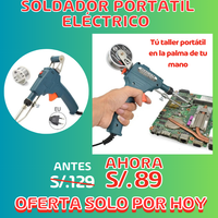 soldador portatil eléctrico