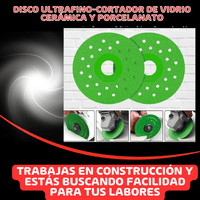 DISCO ULTRA FINO CORTADOR DE VIDRIO - CERAMICA - PORCELANATO