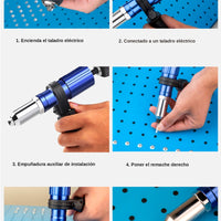 ADAPTADOR DE REMACHADORA PARA TALADRO