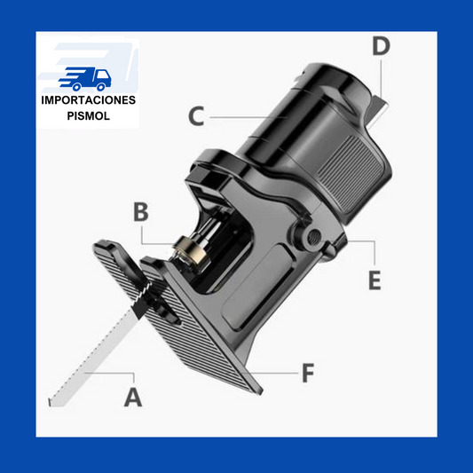 ADAPTADOR DE SIERRA PARA TALADRO ELECTRICO