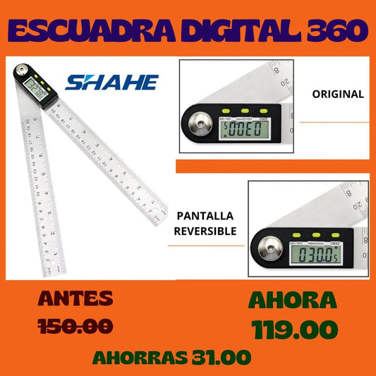 Escuadra Digital 360°