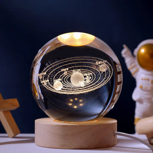 LAMPARA DE CRISTAL 3D
