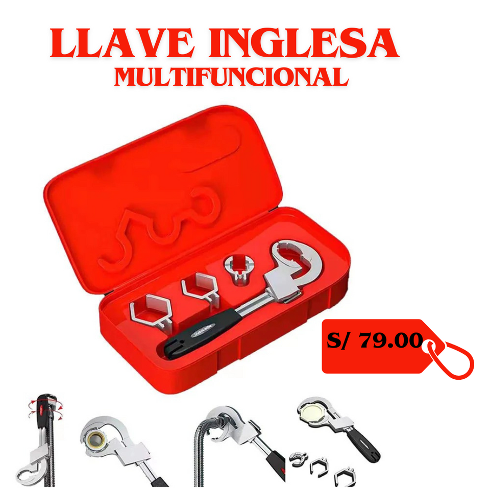 LLAVE INGLESA MULTIFUNCIONAL