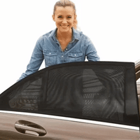 Set de 4 Tapasoles de Malla para Ventana de Auto - Protección Solar
