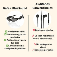 LENTES INTELIGENTES UV - BLUETOOTH ®️ CON AUDÍFONOS