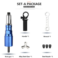 ADAPTADOR DE REMACHADORA PARA TALADRO