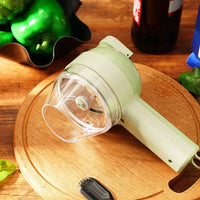 Cortador de verduras eléctrico 4 en 1