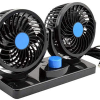 VENTILADOR 2 EN 1 - PARA AUTOS CAMIONETAS CON BASE GIRATORIA