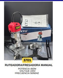Combo Ruteadora + Kit De cuchillas fresadoras 12Pcs