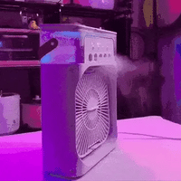VENTILADOR PORTÁTIL CON HUMIDIFICADOR