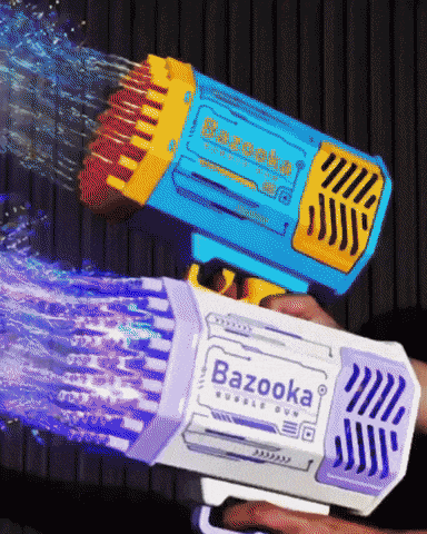 BAZOOKA DE BURBUJAS MÁGICAS