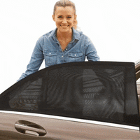 Set de 4 Tapasoles de Malla para Ventana de Auto - Protección Solar