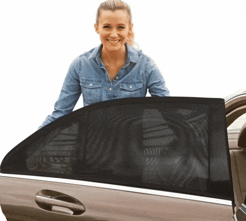 Set de 4 Tapasoles de Malla para Ventana de Auto - Protección Solar