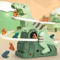 Juego de Pista de Carreras de Dinosaurios